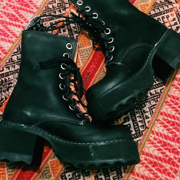 designer combat boots sale